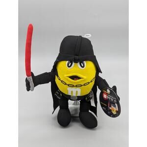 Hasbro 2005 Plush M & M Yellow Peanut Star Wars Darth Vader 8” Stuffed Animal